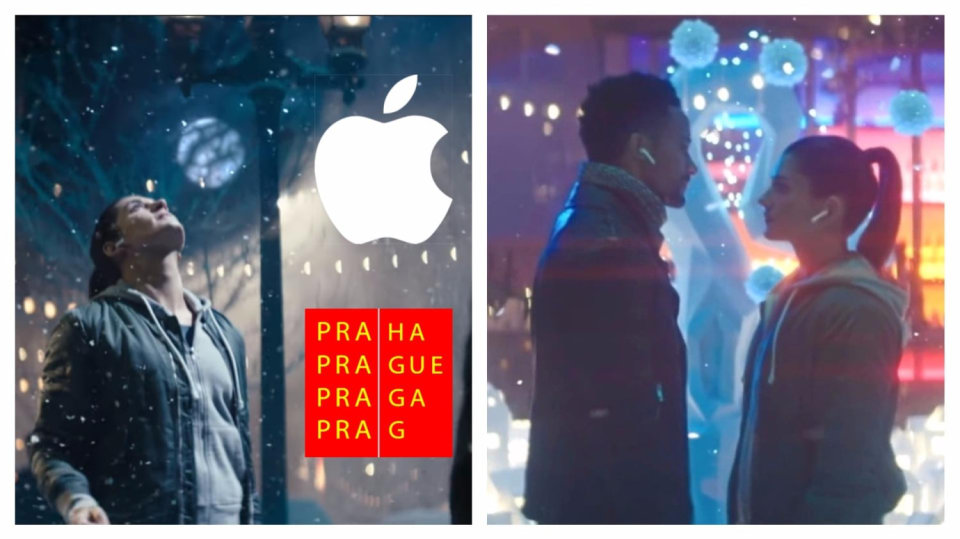 Apple natáčel svůj letošní vánoční spot v Praze